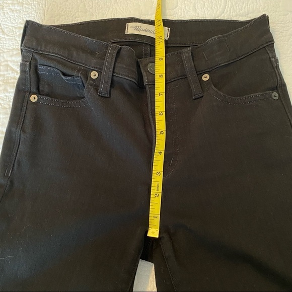 Madewell 9” High Rise Skinny Jean Black - 25 Tall - Picture 9 of 14